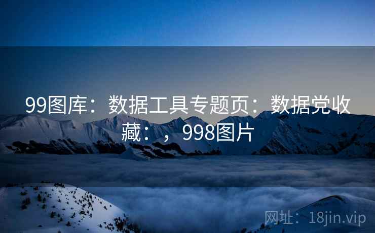 99图库：数据工具专题页：数据党收藏：，998图片  第2张