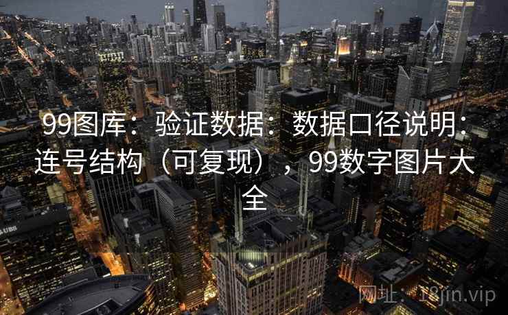 99图库：验证数据：数据口径说明：连号结构（可复现），99数字图片大全  第1张